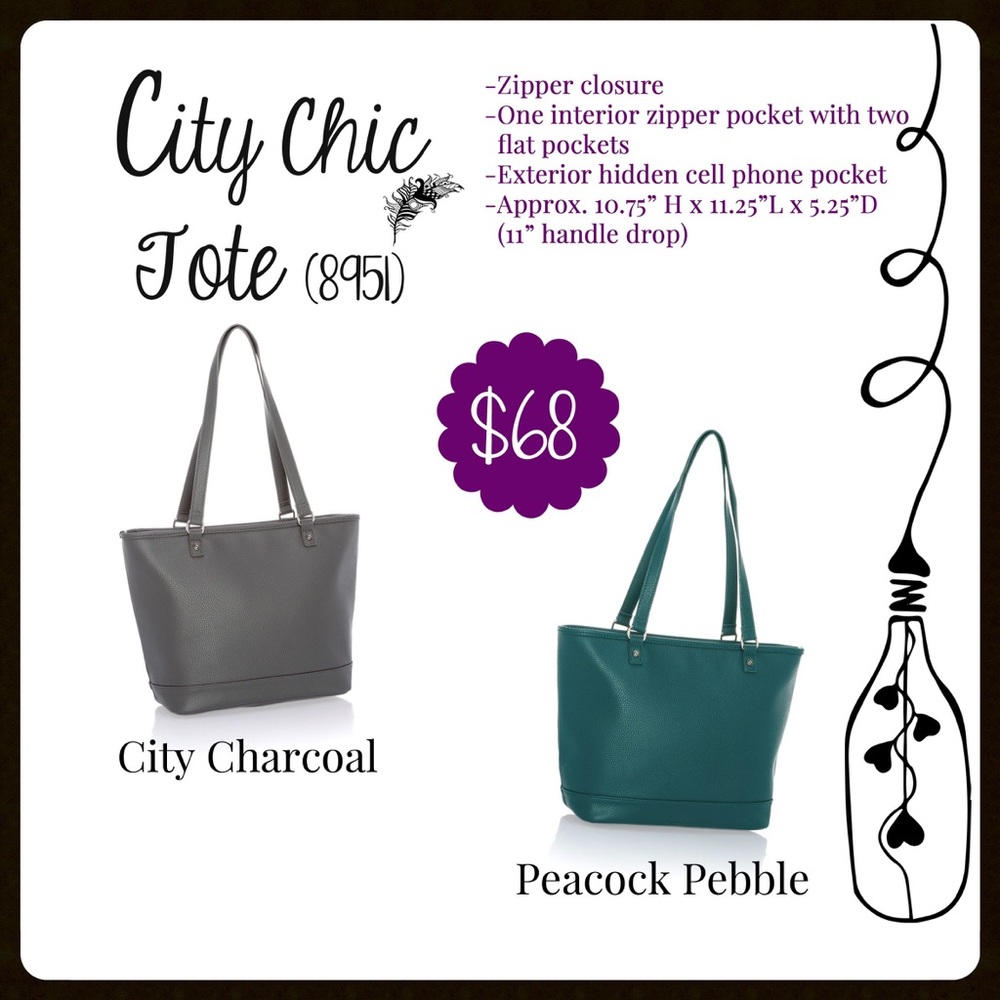 Thirty One City Chic Tote and Rubie Mini